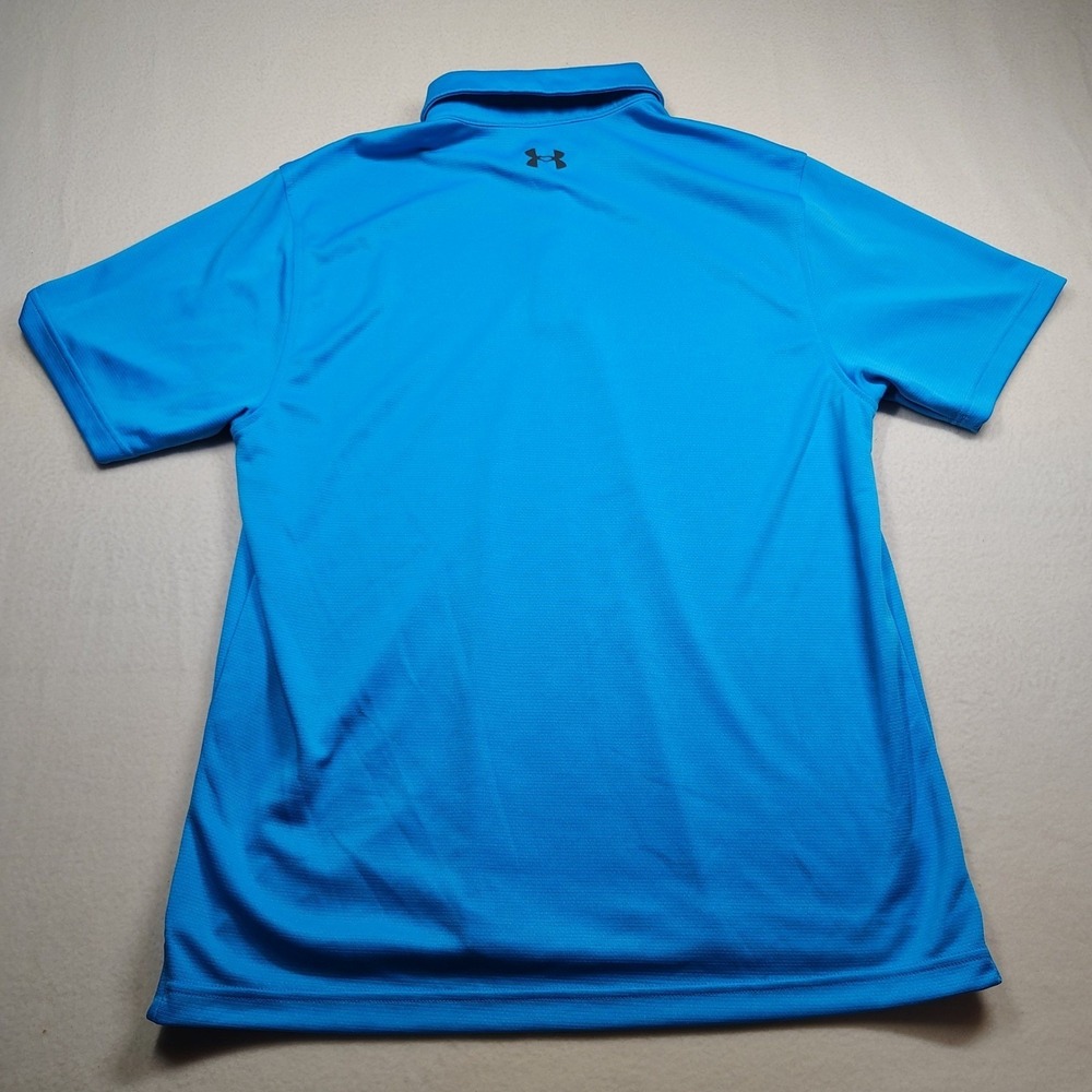 Under Armour Mens XL Performance Polo 2.0 Blue Short Sleeve Golf Shirt - Picture 2 of 10